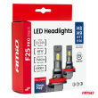 Żarówki samochodowe LED seria F25 PRO BLACK FULL CANBUS H8 H9 H11 H16 68W 12V 24V AMIO-04721 - 10