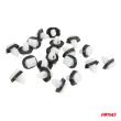 Zestaw spinek listwy bocznej z gumową uszczelką ⌀ 8 mm 17 mm 20szt. AMIO-05046 - 2