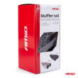 Końcówka tłumika wydechu stal nierdzewna MT 004B czarna AMIO-02194 - 4