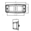 Lampa obrysowa double burner, dymiona, 12-24V, 3 funkcje /biała, żółta + strobo/ - 6