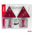 Zestaw świateł LED do przyczepki na magnes AMIO-02140 - 5
