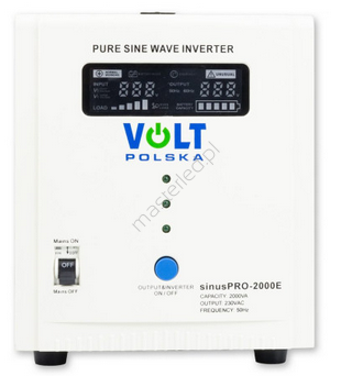 SINUS PRO 2000 E 12/230V (1250/2000W) ZASILACZ AWARYJNY