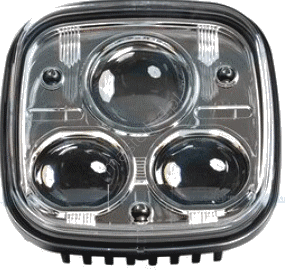 Lampa przednia 90W, światło mijania i drogowe, kwadratowa, dedykowana do John Deere