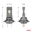 Żarówki samochodowe LED seria X4 Aviator H7/H18 6500K Canbus AMIO-03764 - 8