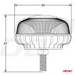 Lampa ostrzegawcza błyskowa mini kogut 18 LED śruba R65 R10 12V 24V W21sb AMIO-02923 - 6