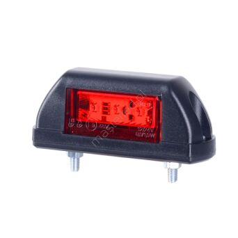 Lampa obrysowa LD 712 LED czerwona (bez światła białego) 12/24V