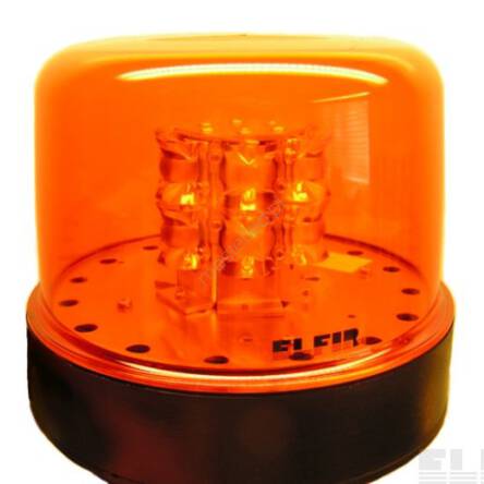 Lampa pojedyncza LPL LED pomarańczowa  12V