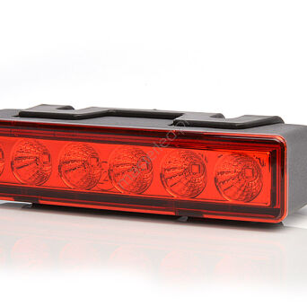 Lampa ostrzegawcza czerwona, klosz czerwony 900.1 * 12/24V