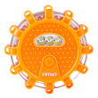 Zestaw samochodowych lamp awaryjnych z funkcją latarki LED 12SMD+3SMD 10szt. Czerwone AMIO-04672 - 2