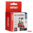 Żarówki samochodowe LED seria HYBRID H8 H9 H11 H16 6000K Canbus 60W AMIO-04116 - 5