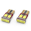 Żarówki LED CANBUS 18SMD 4014 T10e W5W White 12V AMIO-01286 - 4