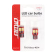 Żarówki LED CANBUS 18SMD 4014 T10e W5W White 12V AMIO-01286 - 5