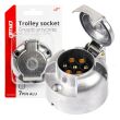 Gniazdo haka przyczepy aluminiowe 7 PIN AMIO-03217 - 4