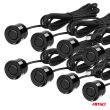 Zestaw czujników parkowania cofania LED 8 sensorów czarne AMIO-01560 - 4