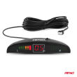 Zestaw czujników parkowania cofania LED 8 sensorów czarne AMIO-01560 - 6