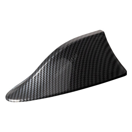 Antena samochodowa uniwersalna typu płetwa rekina carbon AMIO-04156