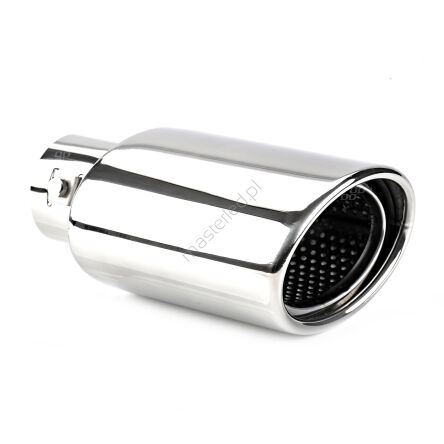 Końcówka tłumika wydechu stal nierdzewna MT 023 chrom AMIO-02355