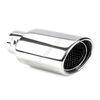 Końcówka tłumika wydechu stal nierdzewna MT 023 chrom AMIO-02355