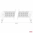 Lampa robocza panelowa LED BAR prosta AWL24 120W 60cm 12000lm 12V 24V AMIO-02438 - 12