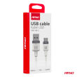 Kabel do ładowania USB-A - USB-C 3A 200cm FullLINK AMIO-03906 - 3