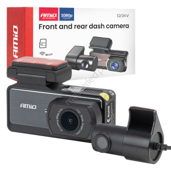 Wideorejestrator samochodowy 1K WLAN 256 GB WIFI Full HD AMIO-04799