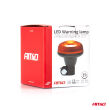Lampa ostrzegawcza błyskowa mini kogut 18 LED R65 R10 12V 24V W21p AMIO-02922 - 5