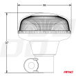 Lampa ostrzegawcza błyskowa mini kogut 18 LED R65 R10 12V 24V W21p AMIO-02922 - 6