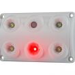 Lampa oświetlenia wnętrza LWD 2157, prostokątna z przełącznikiem i czerwoną diodą - 4