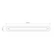 Single housing for 380 series lights, black - 2