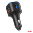 Transmiter samochodowy FM microSD 1×USB-A 2×USB-C 12V 24V AMIO-04651 - 6