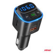 Transmiter samochodowy FM microSD 1×USB-A 2×USB-C 12V 24V AMIO-04651 - 10