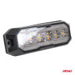 Lampa ostrzegawcza obrysowa pomarańczowa z funkcją świateł pozycyjnych LED R65 R148 12V 24V 24W AMIO-04861 - 4