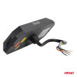 Lampa ostrzegawcza obrysowa pomarańczowa z funkcją świateł pozycyjnych LED R65 R148 12V 24V 24W AMIO-04861 - 5