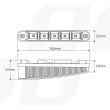 Światła do jazdy dziennej AMiO DRL 506 HP AMIO-01522 - 9
