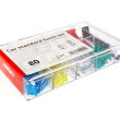 Bezpieczniki samochodowe płytkowe standard zestaw komplet 80 szt. MIX AMIO-02224 - 3