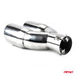 Końcówka tłumika wydechu stal nierdzewna MT 022 chrom AMIO-02646 - 2