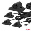 Zestaw czujników parkowania czujniki cofania MAX LED 4 sensory czarne 19 mm TRUCK AMIO-02292 - 4