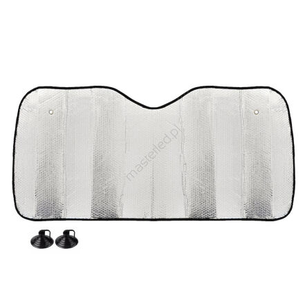 Osłona na szybę 130x60cm przeciwsłoneczna przeciwszronowa AMIO-01531