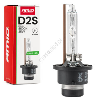 Żarówka ksenonowa żarnik xenon D2S 5500K AMiO LONG LIFE AMIO-01974