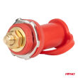 Złącze zasilania akumulatora czerwone plus z zaślepką 3/8 M10 12V 24V 48V 250A AMIO-03814 - 2