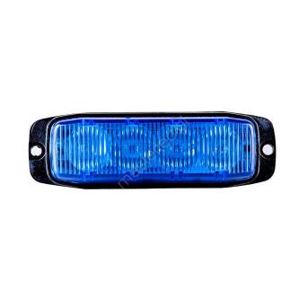 Lampa strobo  4xLED blue R10 R65 / LW0040