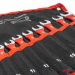 Zestaw kluczy płasko-oczkowych CRV 6-22mm 12szt. AMIO-04976 - 4