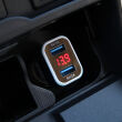 Ładowarka samochodowa 2x USB + woltomierz TEST-04 AMIO-01028 - 6