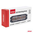 Lampa ostrzegawcza pomarańczowa z funkcją świateł pozycyjnych i obrysówki LED R65 R148 12V 24V 24W AMIO-04859 - 8