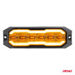 Lampa ostrzegawcza pomarańczowa z funkcją świateł pozycyjnych i obrysówki LED R65 R148 12V 24V 24W AMIO-04859 - 2