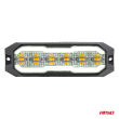 Lampa ostrzegawcza pomarańczowa z funkcją świateł pozycyjnych i obrysówki LED R65 R148 12V 24V 24W AMIO-04859 - 4