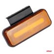 Lampa obrysowa LED OM-02-O prostokątna pomarańczowa AMIO-02376 - 2