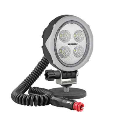 Lampy robocze z diodami LED 12-24V - 1500lm - typu CRV2 - z uchwytem magnetycznym i wyłącznikiem  (rączka)