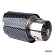 Końcówka tłumika wydechu stal nierdzewna carbon AMIO-04065 - 2
