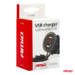 Wodoodporna ładowarka z gniazdami i testerem napięcia 2x USB 12V 24V MOD-06 AMIO-02856 - 5